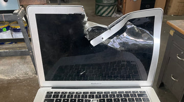 Macbook vs. Sword: Computer Destruction