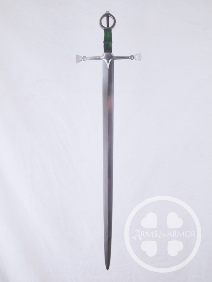 Custom Irish Sword with Green Grip